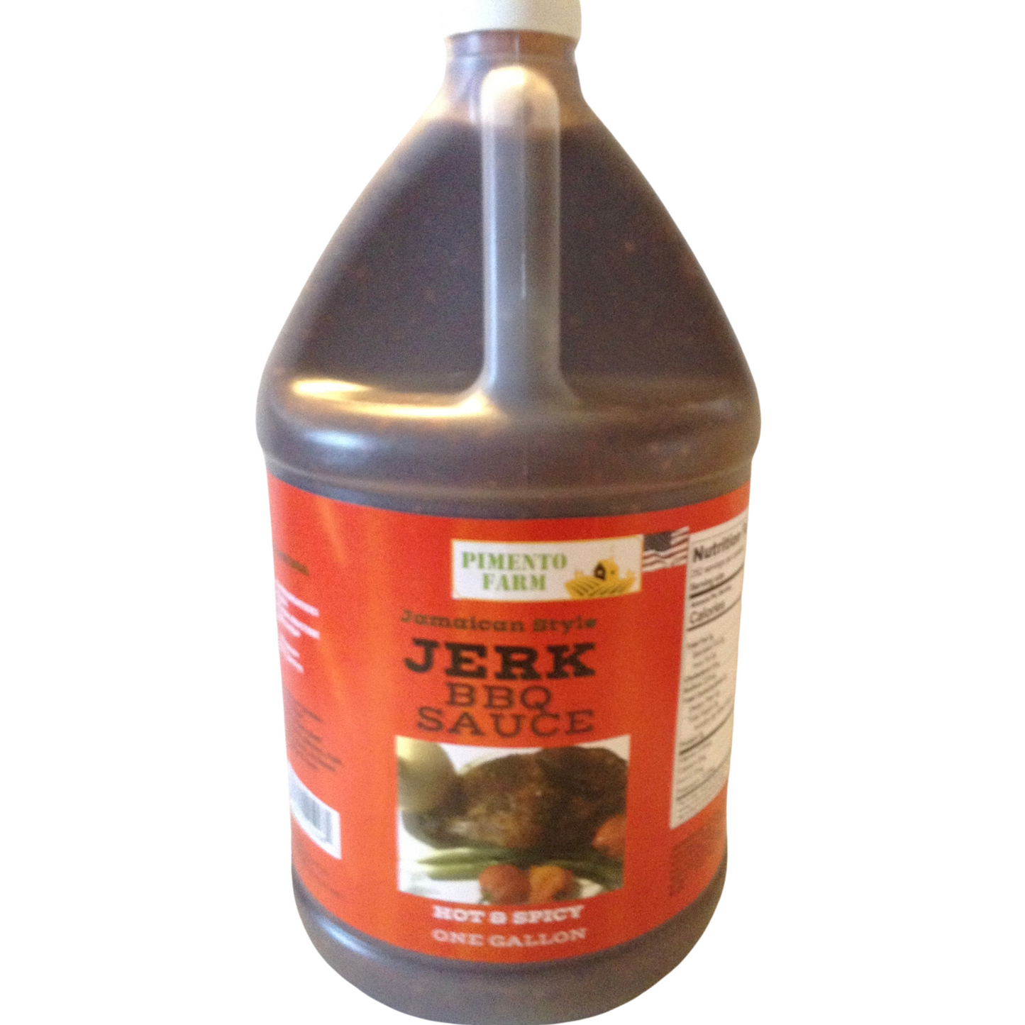 Jamaican Style Jerk BBQ Sauce, Hot & Spicy, 1 Gallon