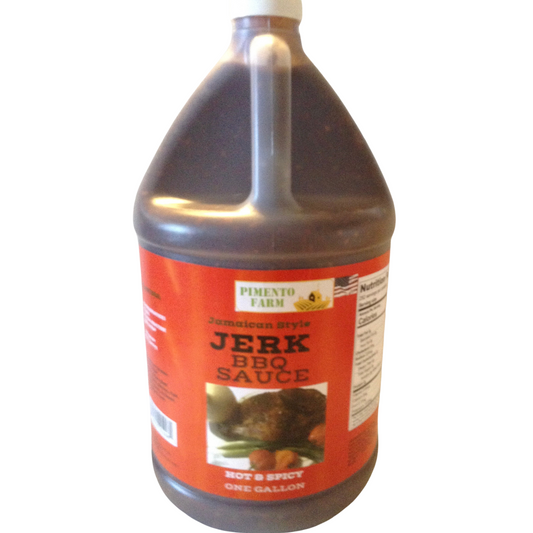 Jamaican Style Jerk BBQ Sauce, Hot & Spicy, 1 Gallon