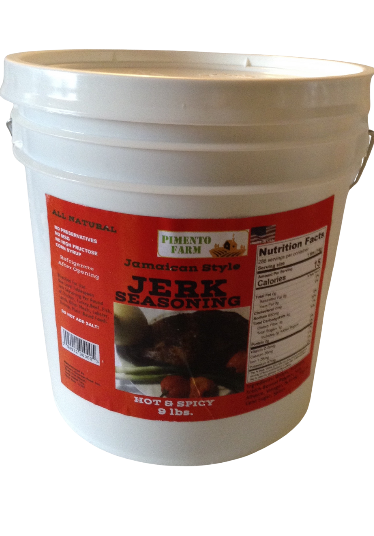 Pimento Farm Jamaican Style All Natural Spicy Jerk Seasoning 9lbs