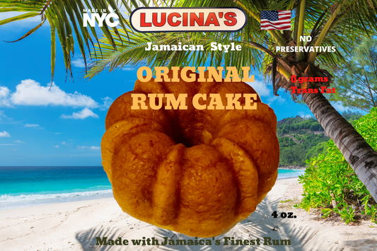 Lucina's Gourmet  Original Rum Cake 4oz.