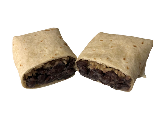 Lucina's Gourmet Cooked Black Bean and Brown Rice Burritos 10/6 oz.