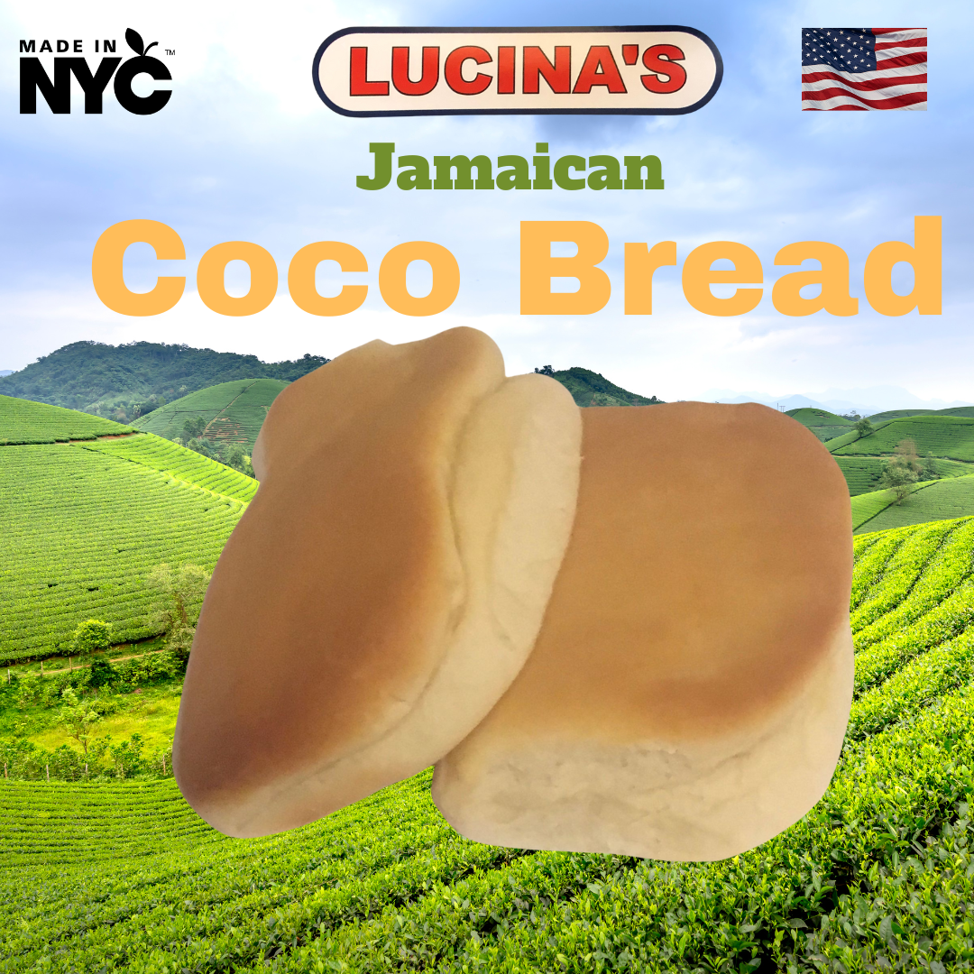 Lucina's Gourmet Baked Jamaican Style Coco Bread 10/6 oz.